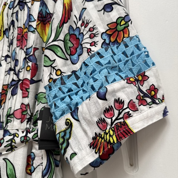 John•Mark NWT Lg Capri Midi Dress Women's Eyelet Lace Floral Tiered Retail$139 - Picture 3 of 9